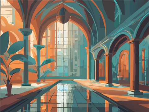 Digital Graphics Page Illustration